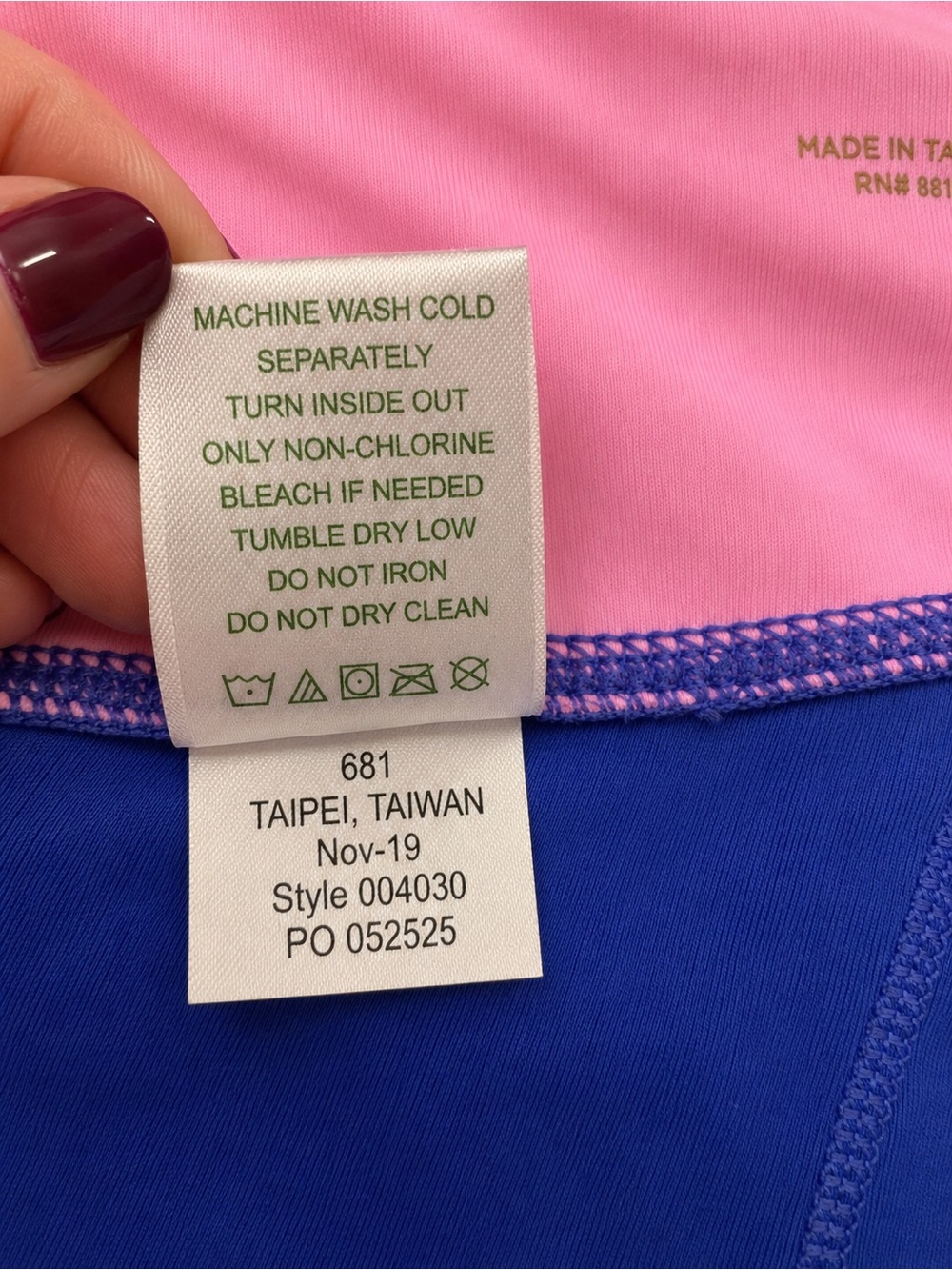 Lilly Pulitzer Luxletic UPF 50+ High Rise Midi Leggings XS Corsica Blue - Picture 10 of 13